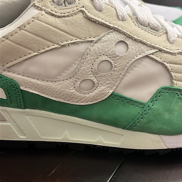 Saucony Shadow 5000 shoes sneakers new S70667-1 men’s sizes green white grey - Picture 8 of 12